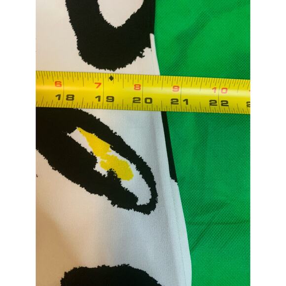 Style & Co Women's Black/White/Yellow Animal Print Long Sleeve Dress Size XL - Picture 9 of 9